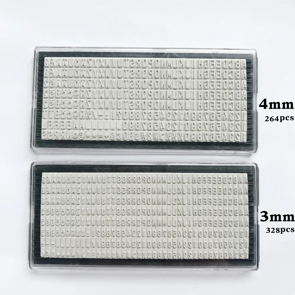 Rubber Date Stamp - 3 มม./4 มม./6.4 มม.DIY ส่วนบุคคลแสตมป์ตัวอักษรดิจิตอลแผ่นที่กําหนดเองชื่อที่อยู่แสตมป์ยางหัตถกรรมอุปกรณ์เสริมเครื่องมือ