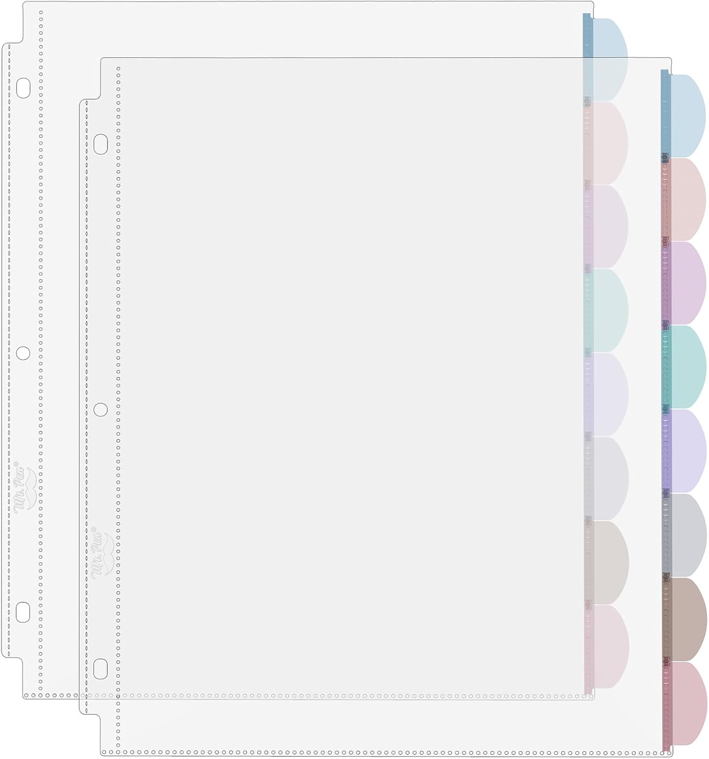 Tab Divider A4 - แผ่นใส A4 พร้อมแถบปิดผนึก 8 แถบ 2