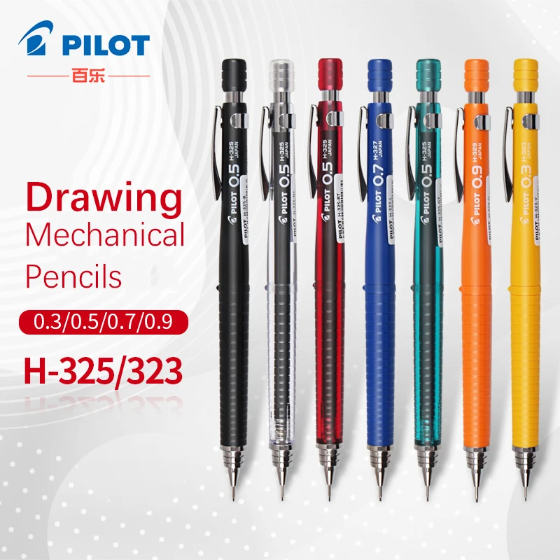 Mechanical Pencil 0.3 - การวาดภาพแบบนำร่องดินสอกดจุดศูนย์ถ่วงต่ำ0.3/0.4/0.5/0.7/0.9มม. สำหรับวิศวกรรมเครื่องเขียนสำนักงานและโรงเรียน