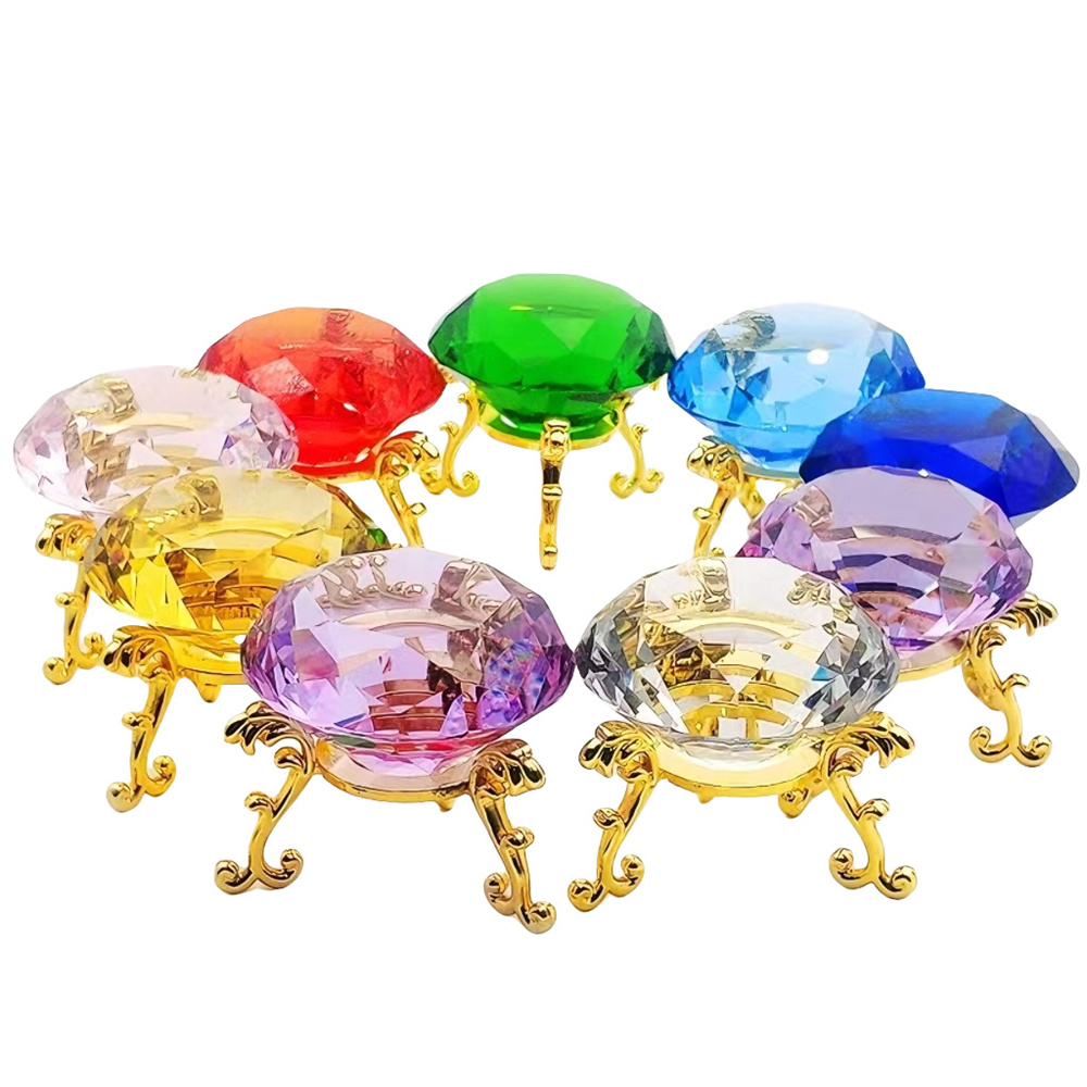 80 มม.K9 คริสตัลเพชรโลหะสามเหล - Paper Weight Crystal บทวิจารณ์และราคา