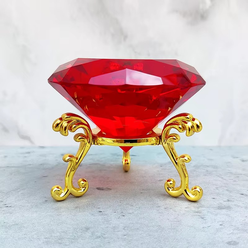 80 มม.K9 คริสตัลเพชรโลหะสามเหล - Paper Weight Crystal บทวิจารณ์และราคา