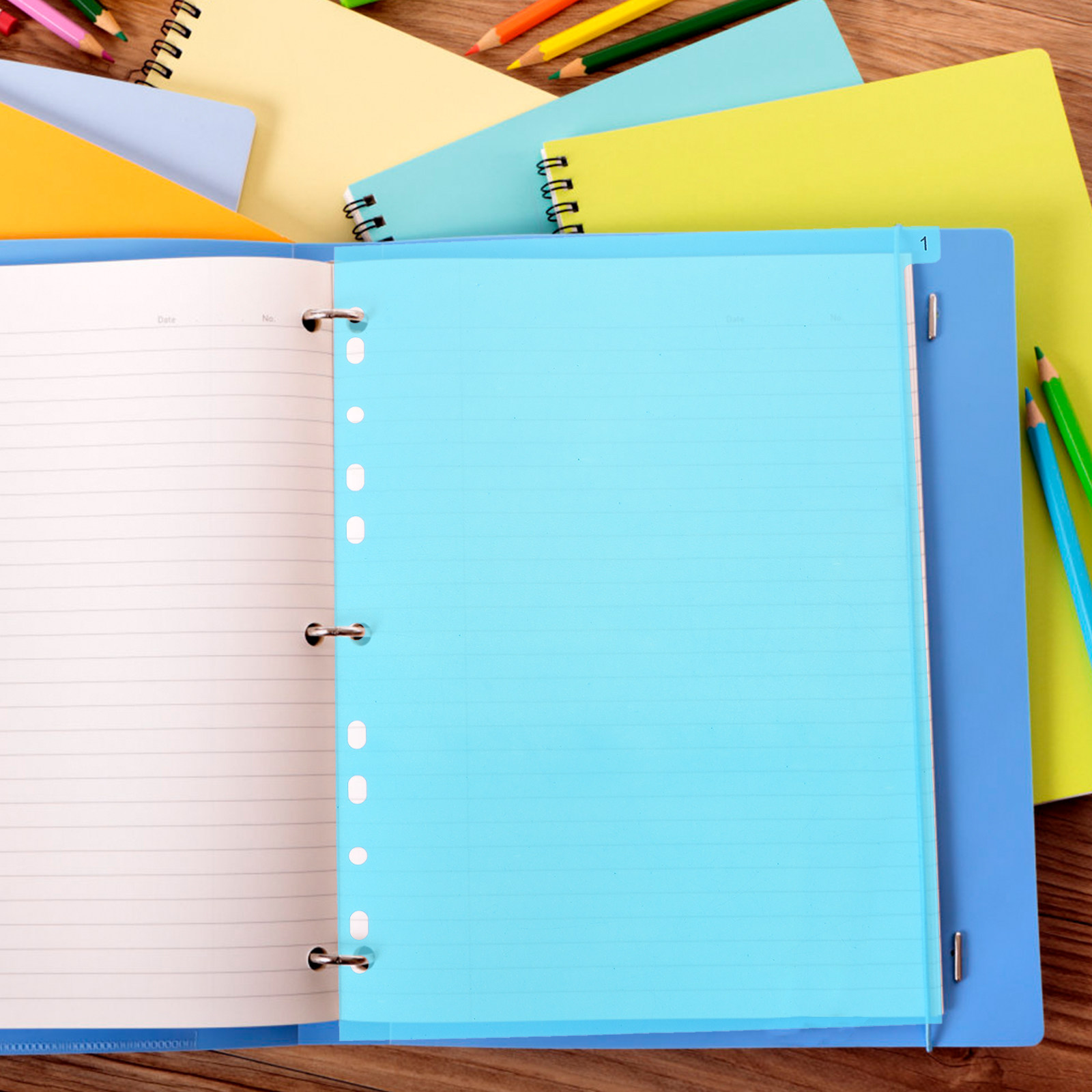 แผ่นแบ่งแฟ้ม 5 ชิ้น แท็บพลาสติ - Tab Divider A4 บทวิจารณ์และราคา