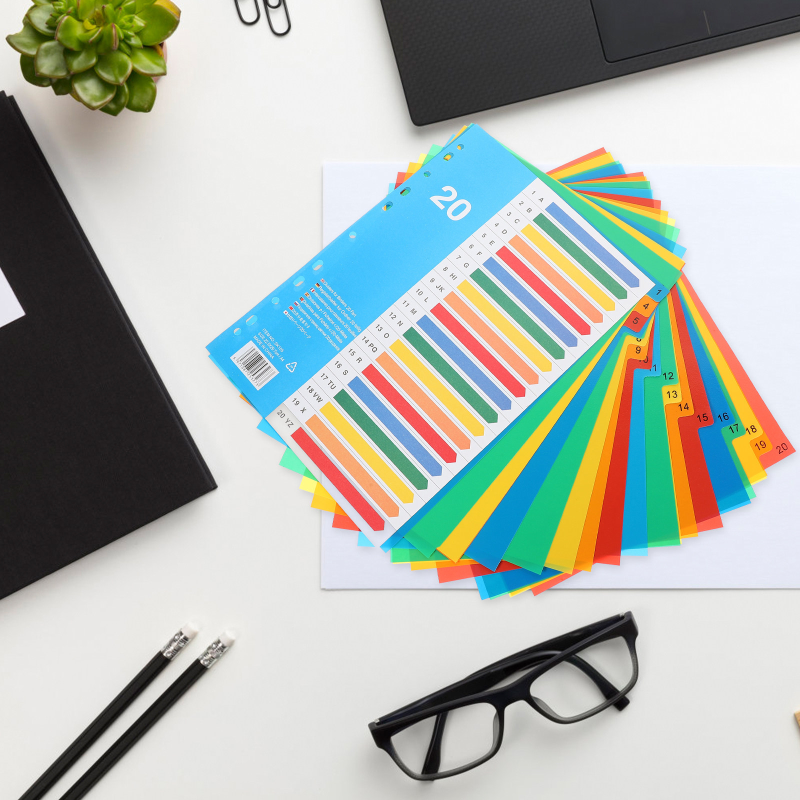 แผ่นแบ่งแฟ้ม 5 ชิ้น แท็บพลาสติ - Tab Divider A4 บทวิจารณ์และราคา
