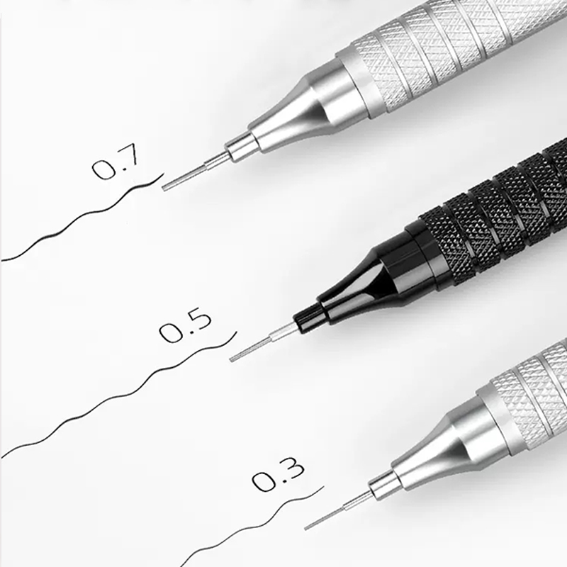 0.3 0.5 0.7 0.9 2.0 มม.วาดดินส - Mechanical Pencil 0.3 บทวิจารณ์และราคา