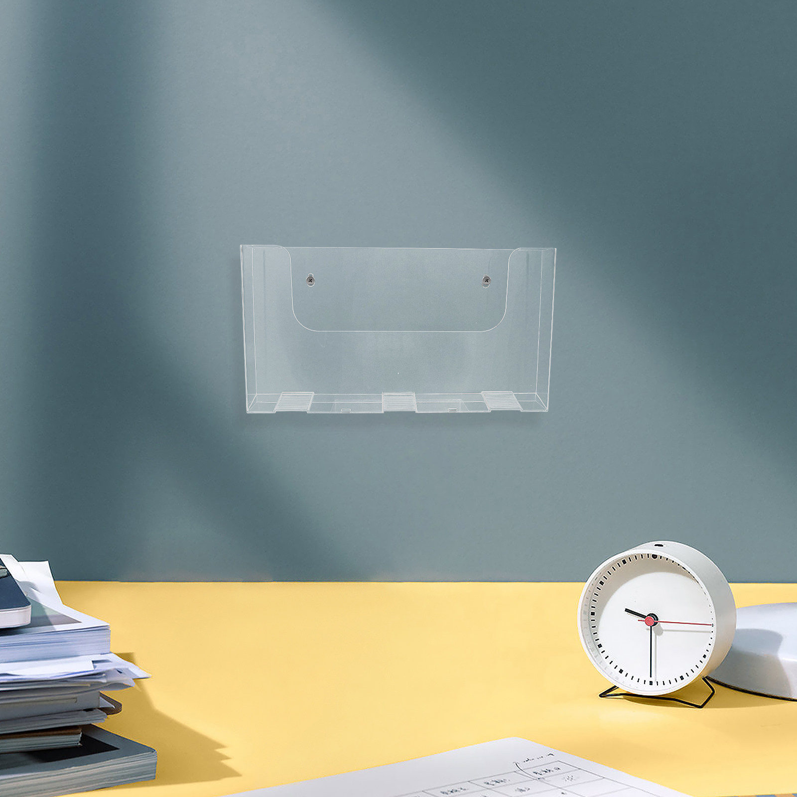 ที่เก็บเอกสารติดผนังอะคริลิคใส - Magazine Holder Rack บทวิจารณ์และราคา