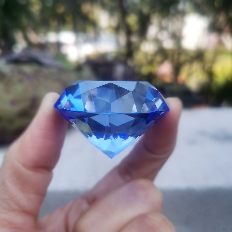 ที่ทับกระดาษคริสตัลรูปทรงเพชร  - Paper Weight Crystal บทวิจารณ์และราคา