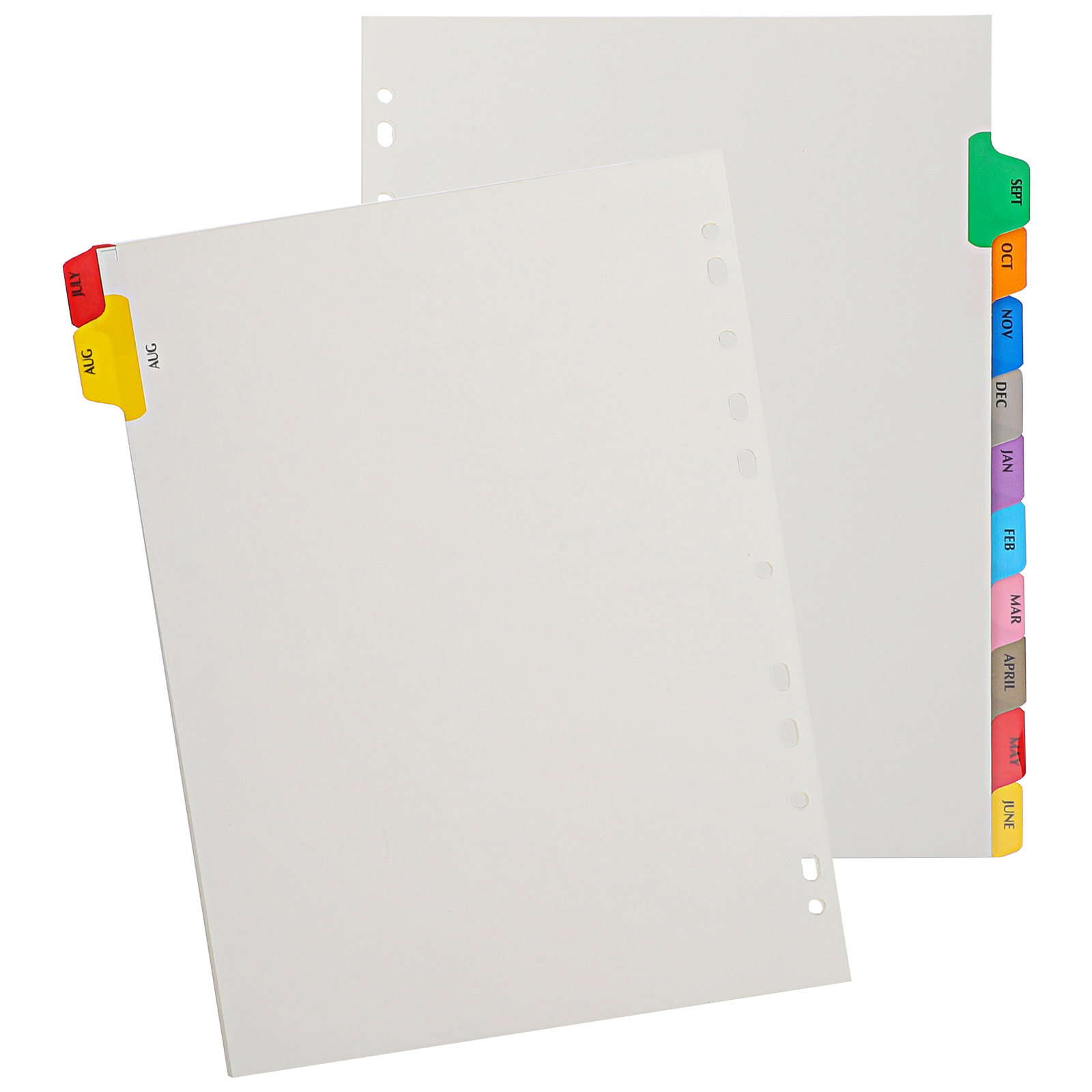 แผ่นแบ่งเอกสาร 12 แผ่น แบบถอดไ - Tab Divider A4 บทวิจารณ์และราคา
