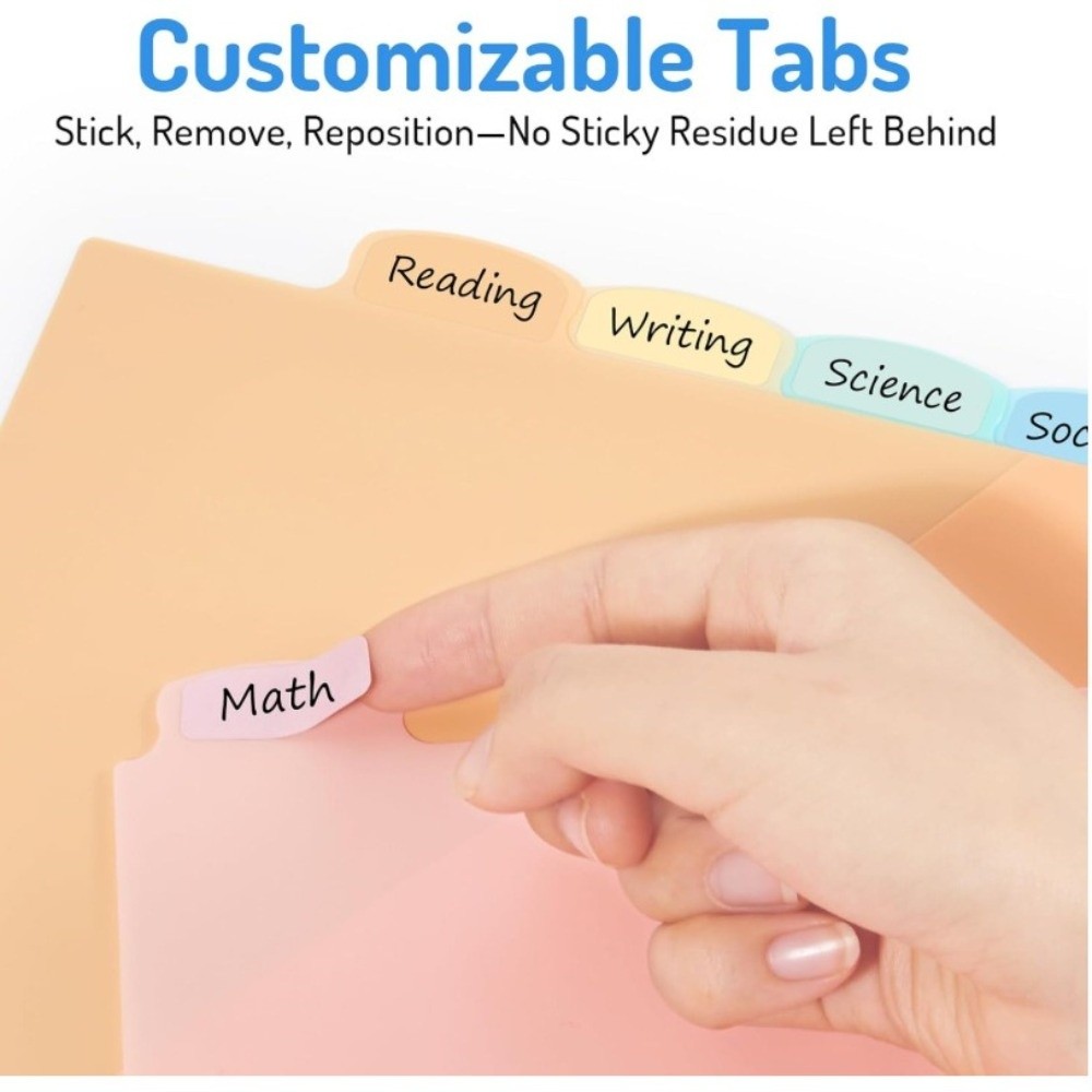 แผ่นแบ่งแฟ้มทนทาน ทำจากพลาสติก - Tab Divider A4 บทวิจารณ์และราคา