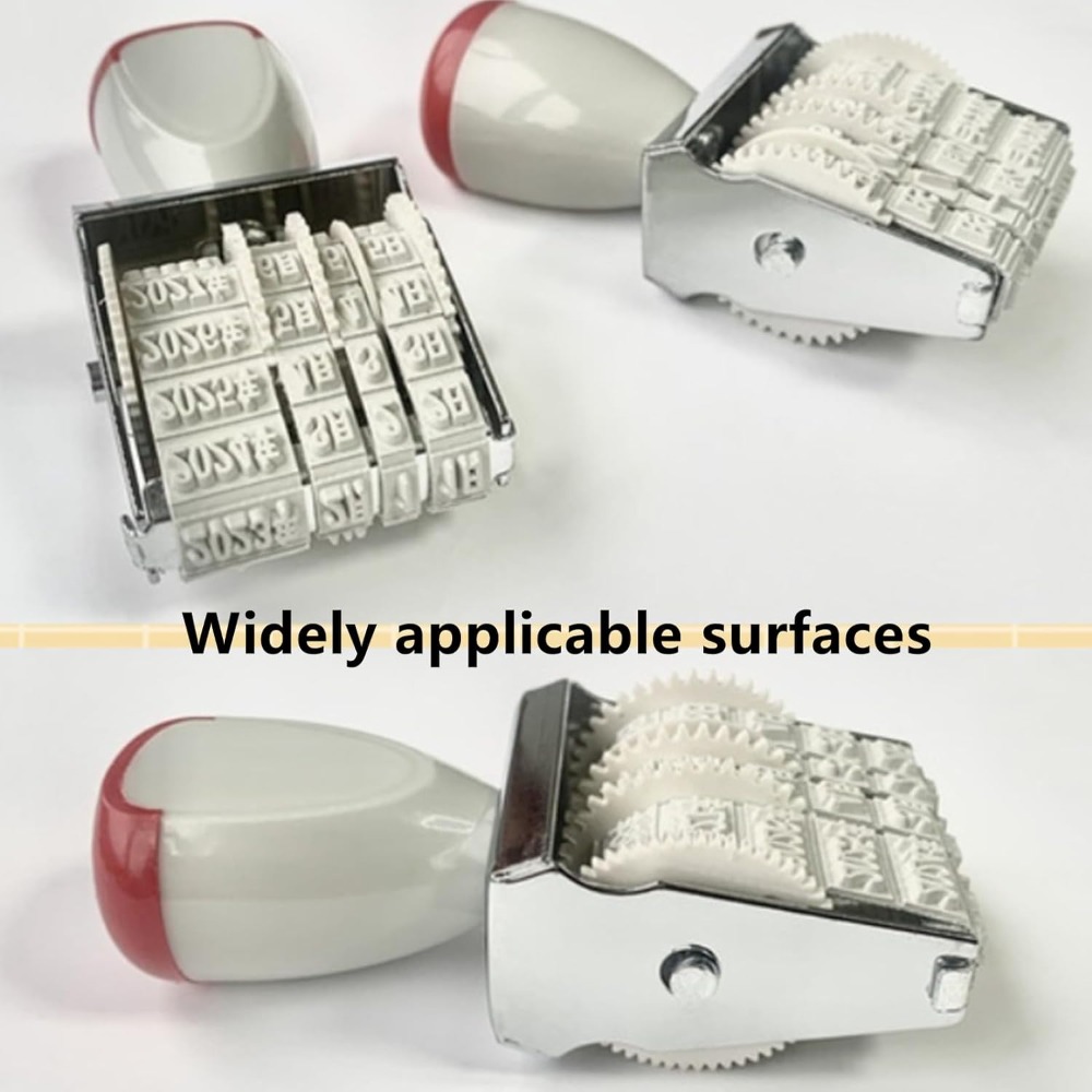 แสตมป์โรตารี่แบบหมุนได้ DIY สำ - Rubber Date Stamp บทวิจารณ์และราคา