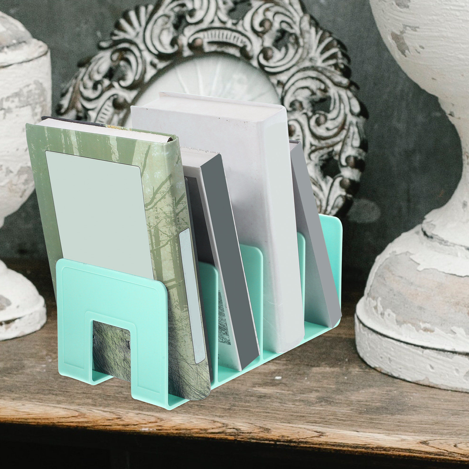 ชั้นวางเอกสารตั้งโต๊ะแบบทันสมั - Magazine Holder Rack บทวิจารณ์และราคา
