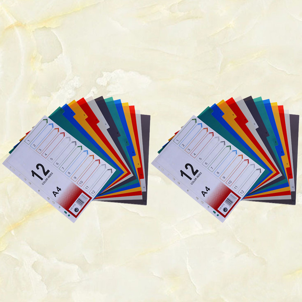 กระดาษแบ่งหน้า 2 ชิ้น แบบกว้าง - Tab Divider A4 บทวิจารณ์และราคา