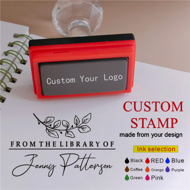 ตราประทับโลโก้ส่วนตัวแบบเติมหม - Rubber Date Stamp บทวิจารณ์และราคา