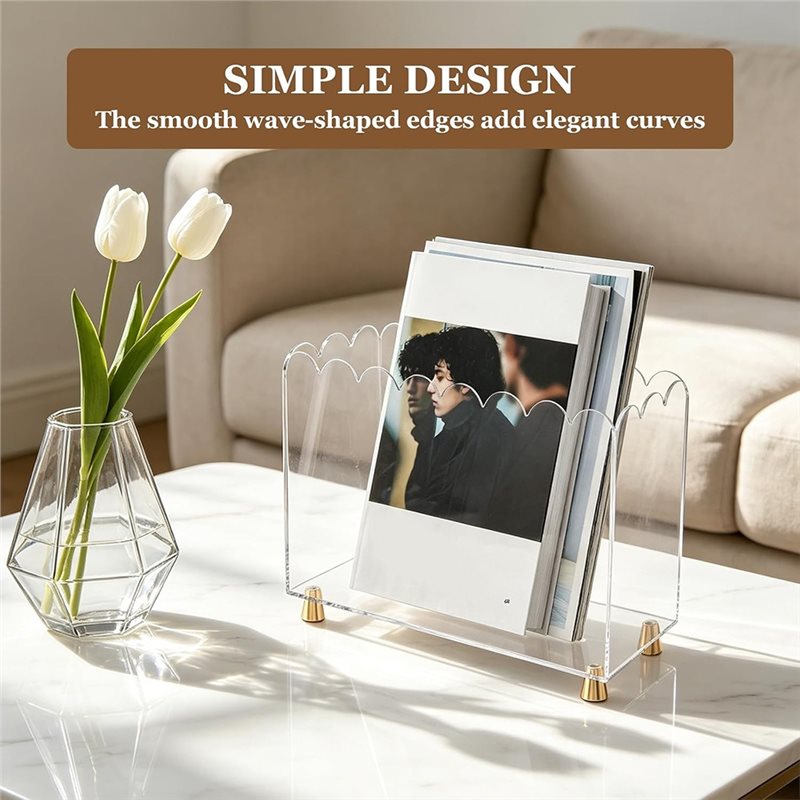 ขายดี-ที่วางนิตยสารอะคริลิกแบบ - Magazine Holder Rack บทวิจารณ์และราคา